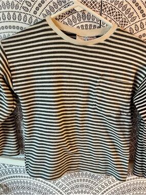 Zara - Boys striped crewneck shirt EUC